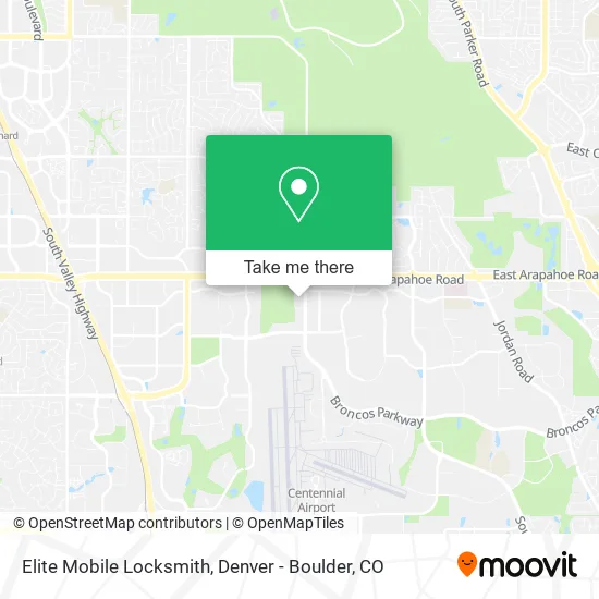 Elite Mobile Locksmith map