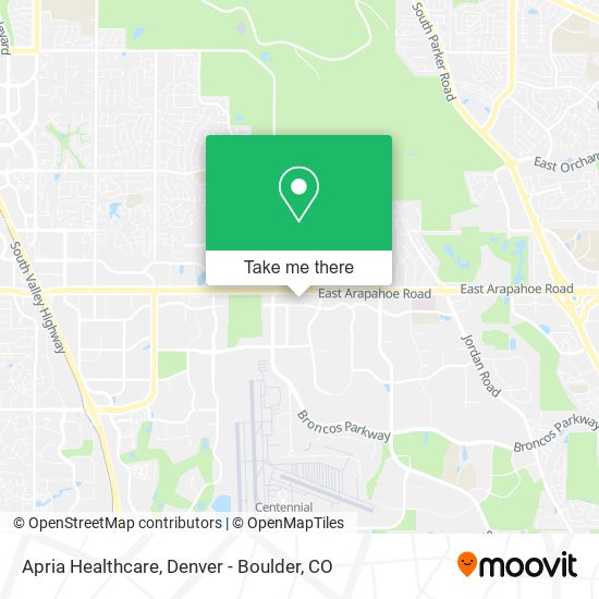 Mapa de Apria Healthcare