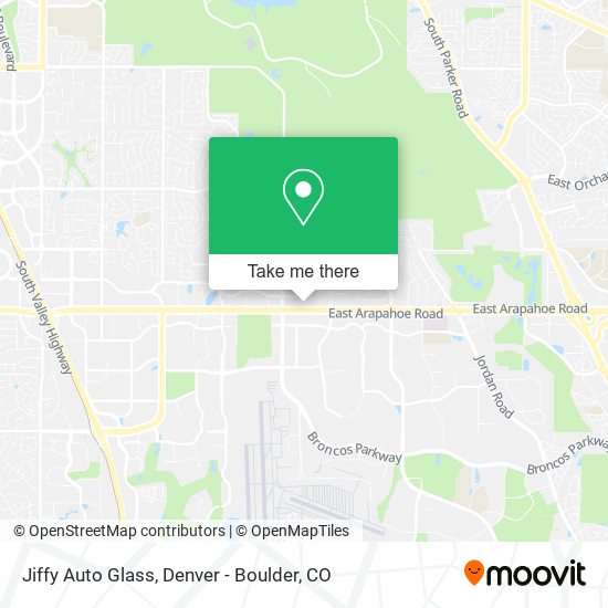 Mapa de Jiffy Auto Glass