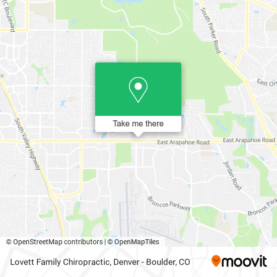Lovett Family Chiropractic map