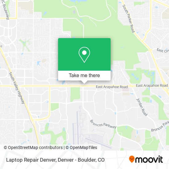 Laptop Repair Denver map