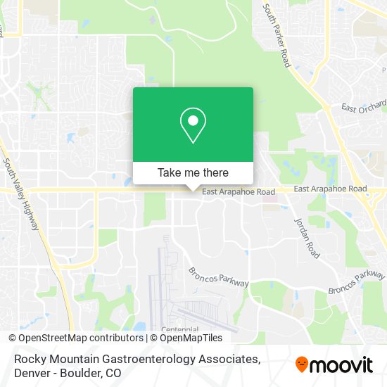 Mapa de Rocky Mountain Gastroenterology Associates