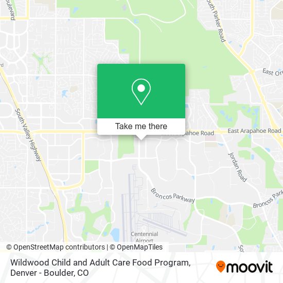 Mapa de Wildwood Child and Adult Care Food Program