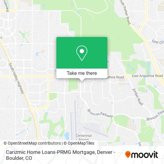 Carizmic Home Loans-PRMG Mortgage map