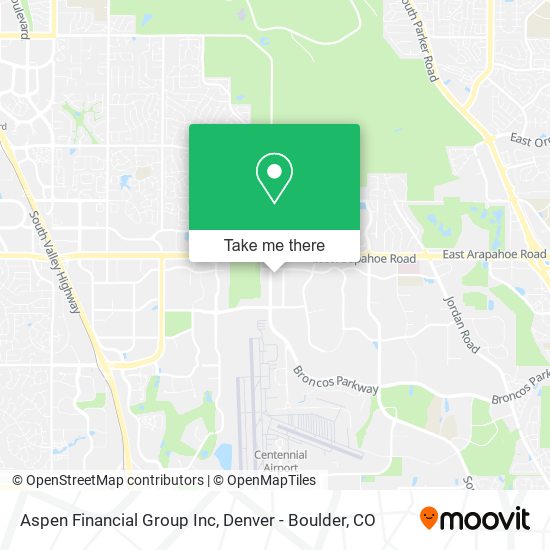 Mapa de Aspen Financial Group Inc