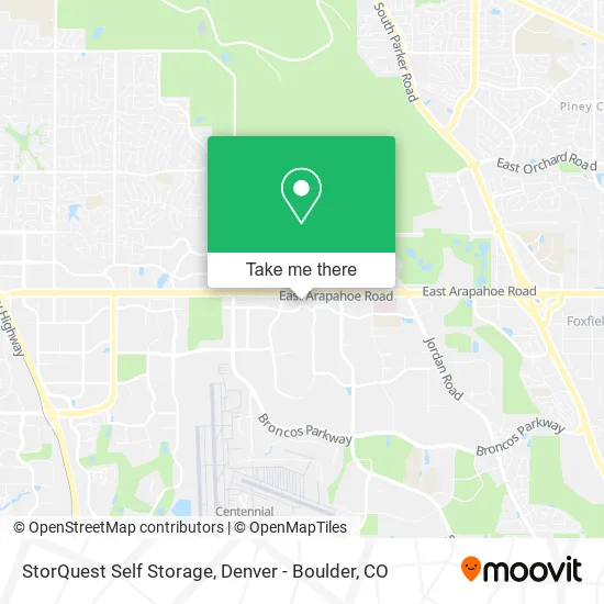 StorQuest Self Storage map