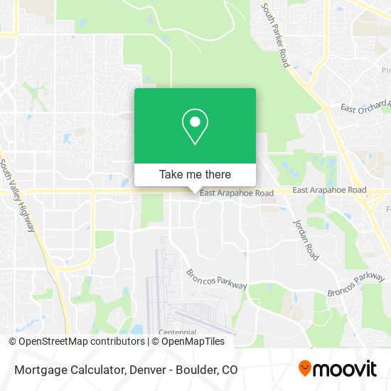 Mapa de Mortgage Calculator