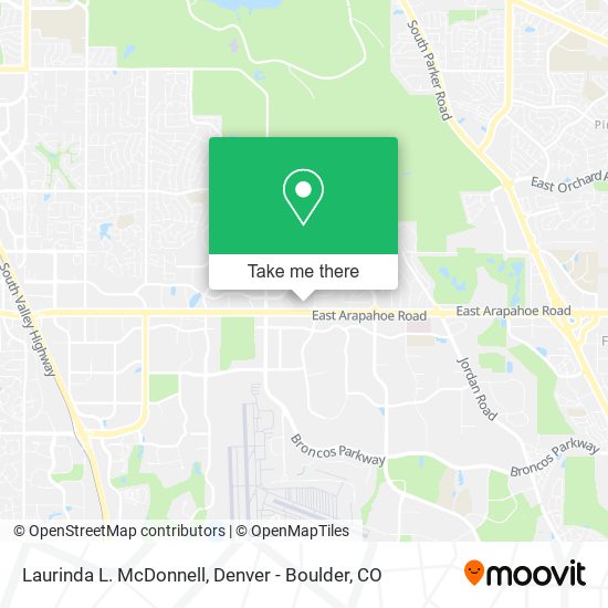 Laurinda L. McDonnell map