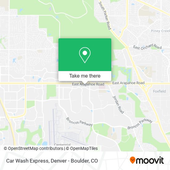 Car Wash Express map