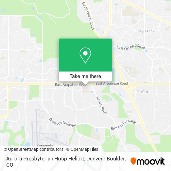 Mapa de Aurora Presbyterian Hosp Heliprt