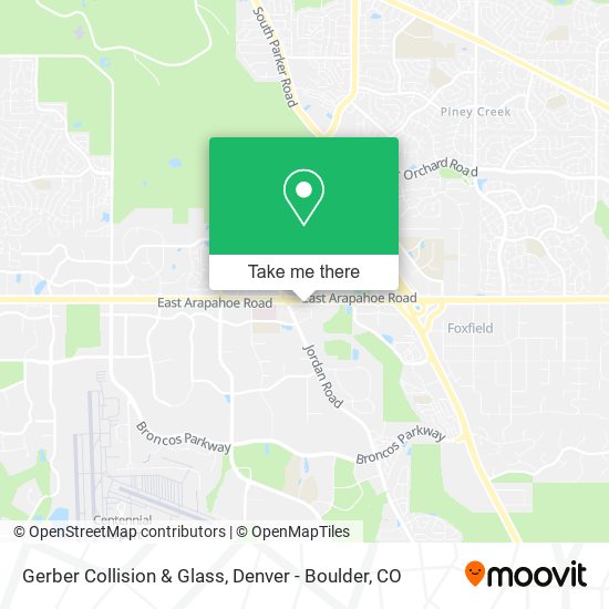 Gerber Collision & Glass map