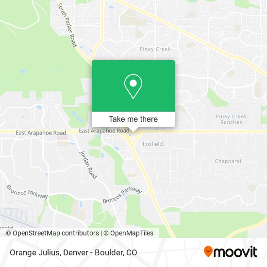 Orange Julius map
