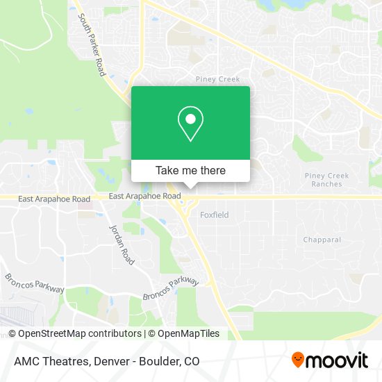 AMC Theatres map