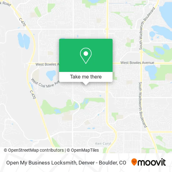 Open My Business Locksmith map