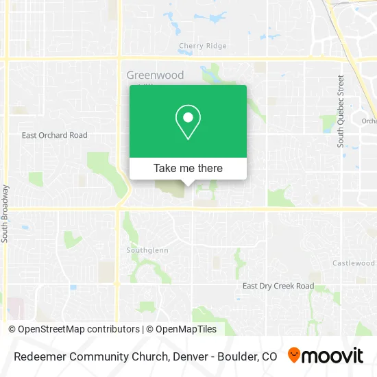 Redeemer Community Church map
