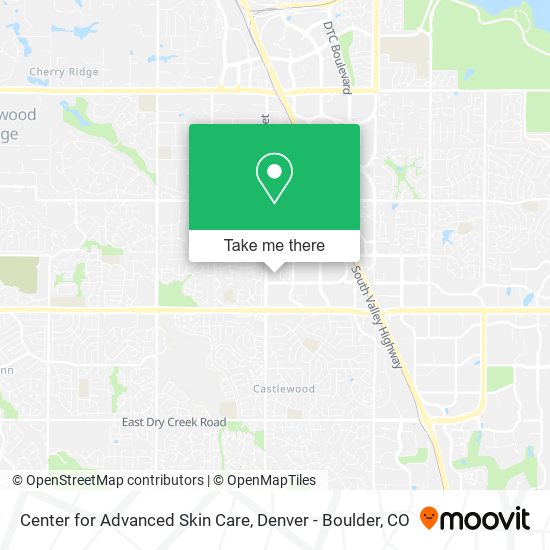 Center for Advanced Skin Care map