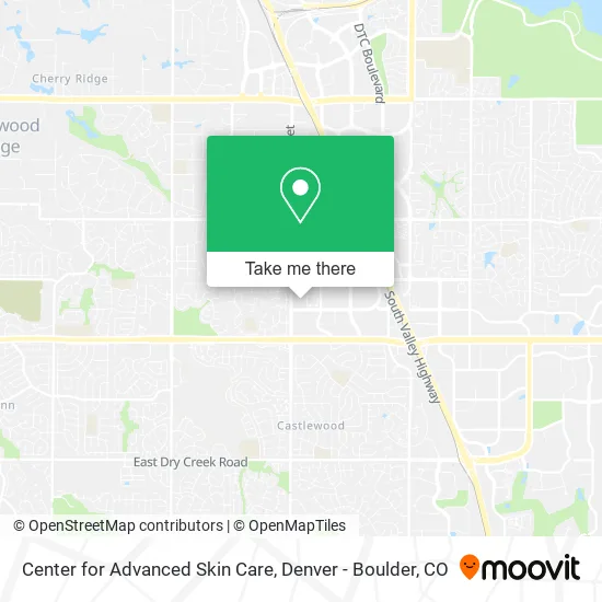 Mapa de Center for Advanced Skin Care