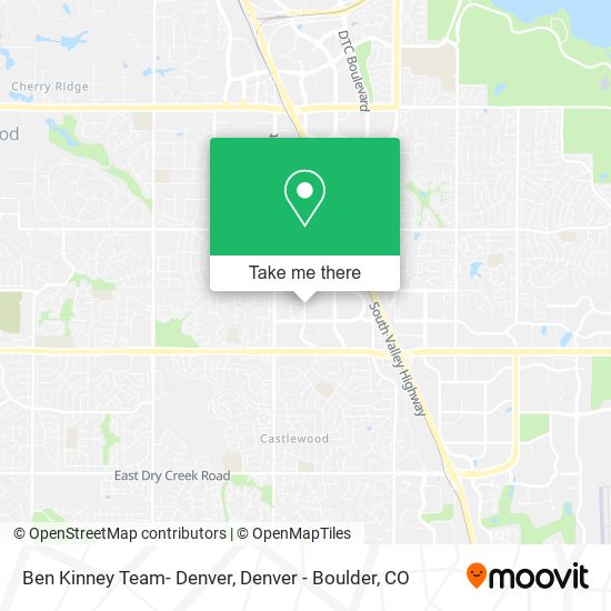 Ben Kinney Team- Denver map