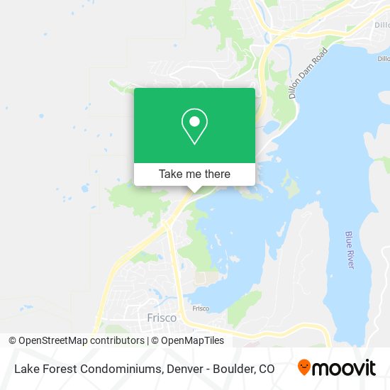 Lake Forest Condominiums map