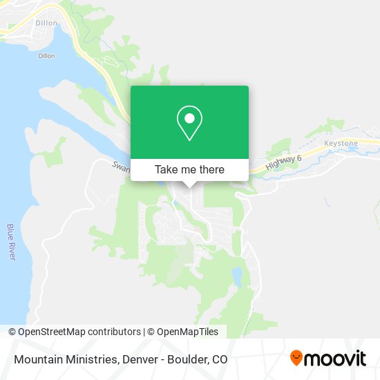 Mountain Ministries map