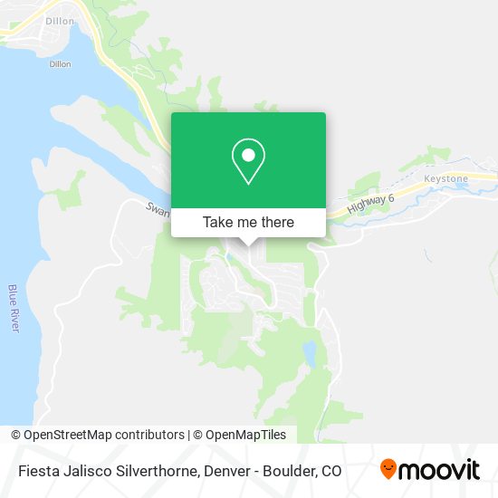 Mapa de Fiesta Jalisco Silverthorne