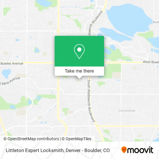 Littleton Expert Locksmith map