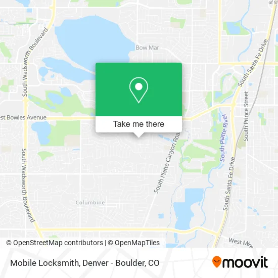 Mobile Locksmith map