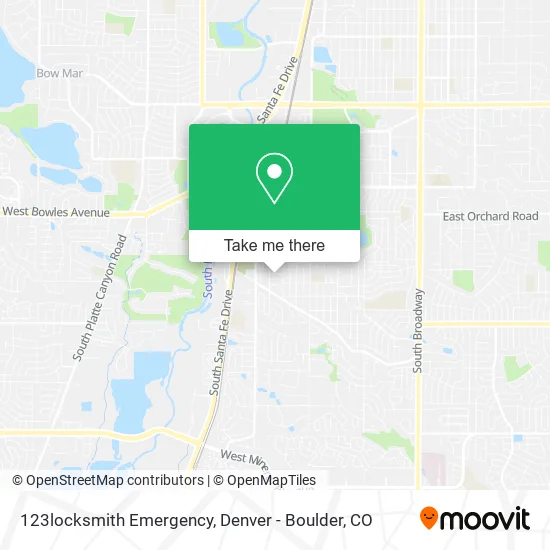 123locksmith Emergency map