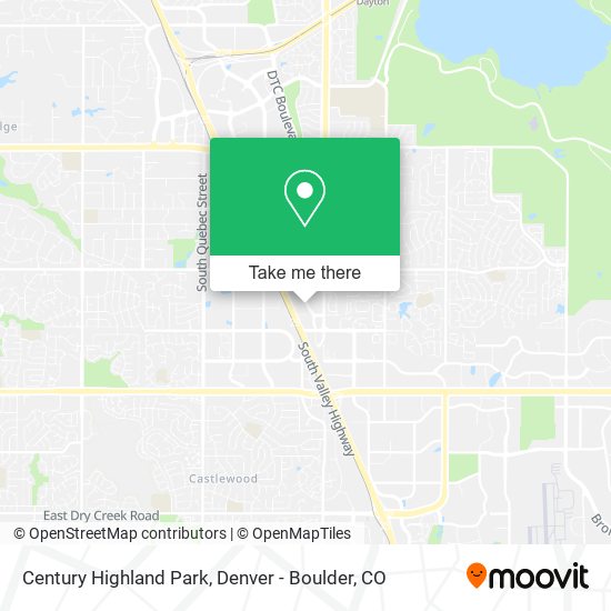 Century Highland Park map