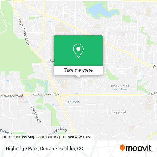 Mapa de Highridge Park