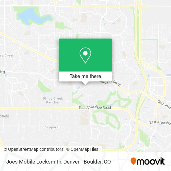 Mapa de Joes Mobile Locksmith