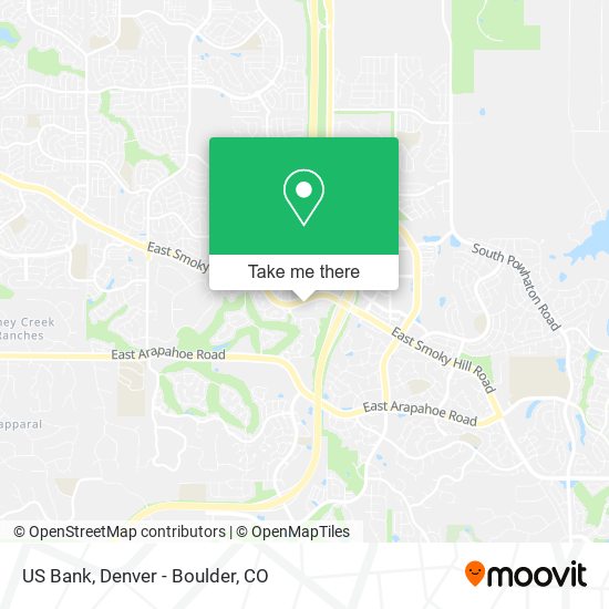 Mapa de US Bank