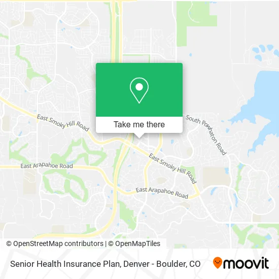 Senior Health Insurance Plan map