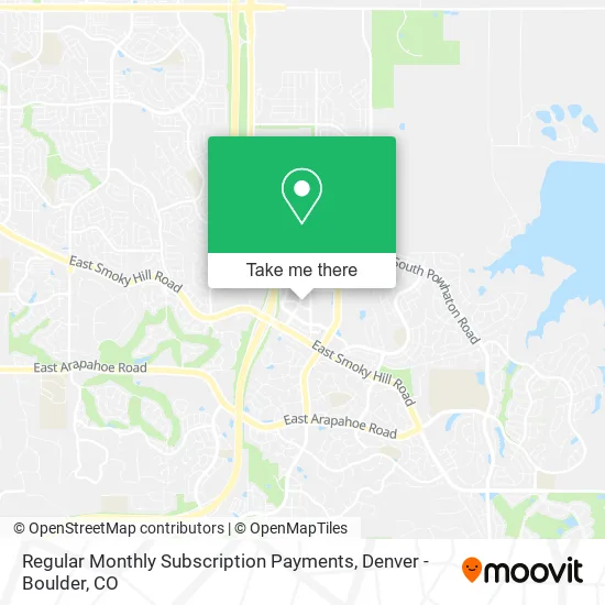 Regular Monthly Subscription Payments map