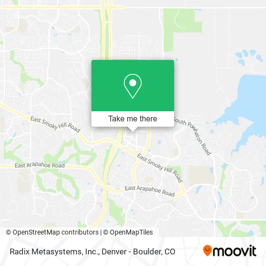 Radix Metasystems, Inc. map