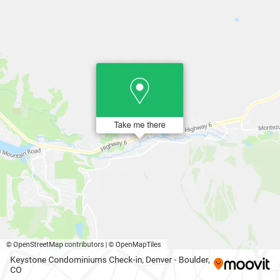 Keystone Condominiums Check-in map