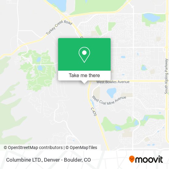 Mapa de Columbine LTD.