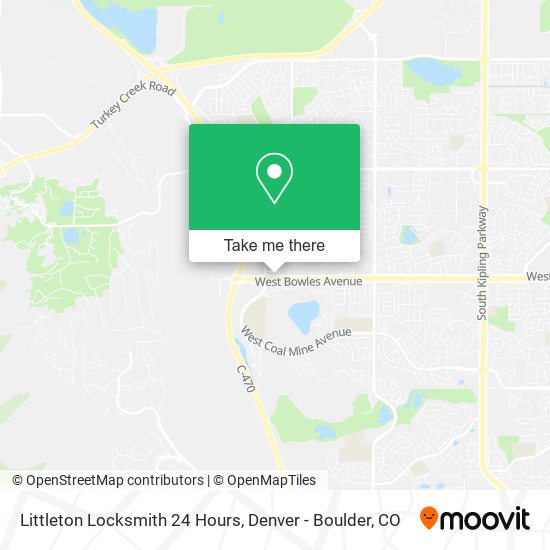 Littleton Locksmith 24 Hours map