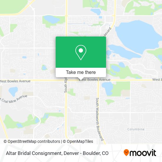 Altar Bridal Consignment map