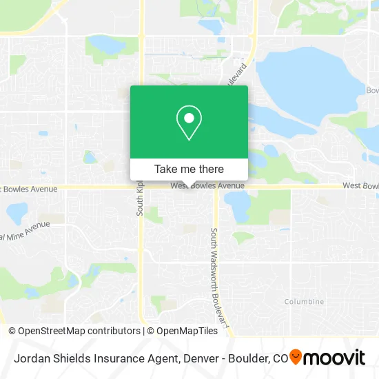 Jordan Shields Insurance Agent map