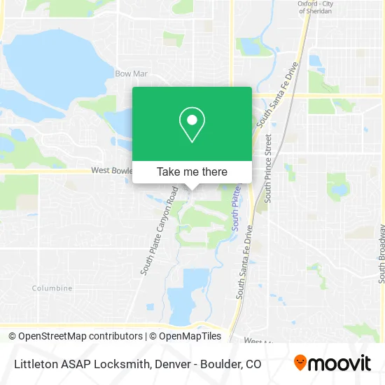 Littleton ASAP Locksmith map