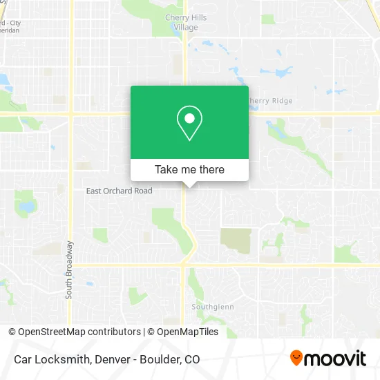 Car Locksmith map