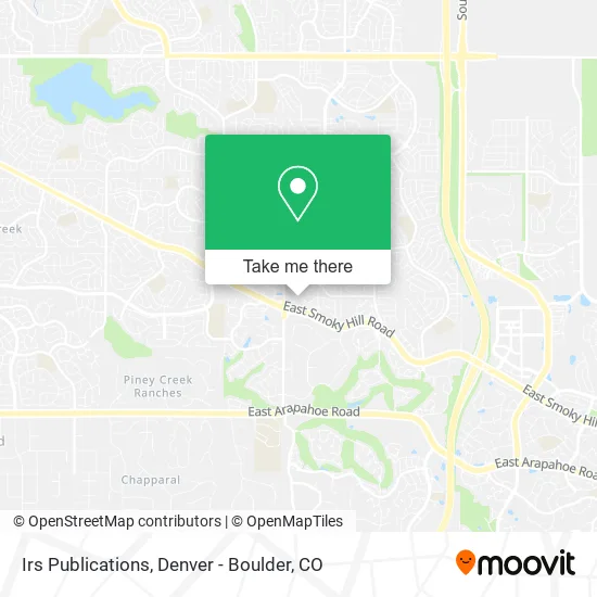 Irs Publications map