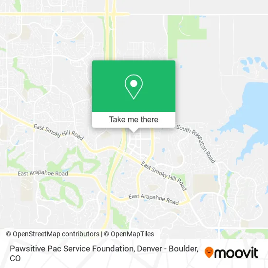 Pawsitive Pac Service Foundation map