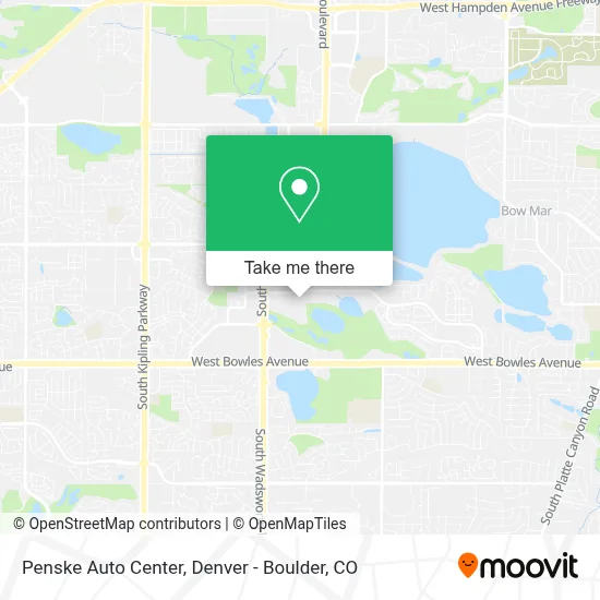 Penske Auto Center map