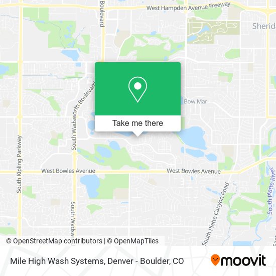 Mile High Wash Systems map