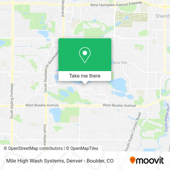 Mile High Wash Systems map