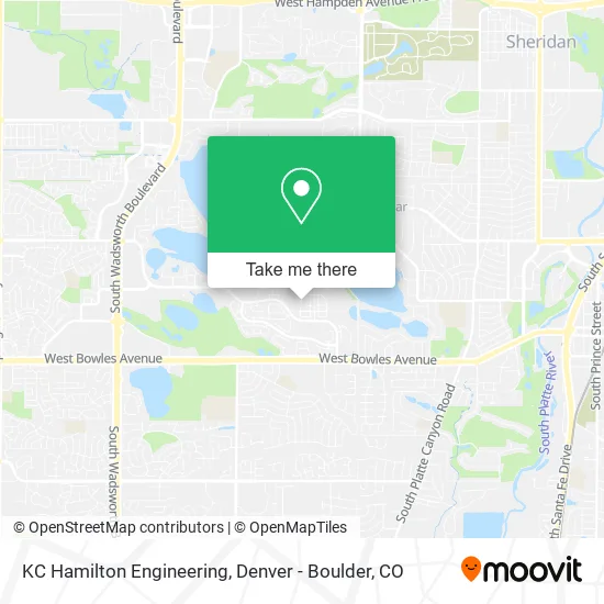 KC Hamilton Engineering map