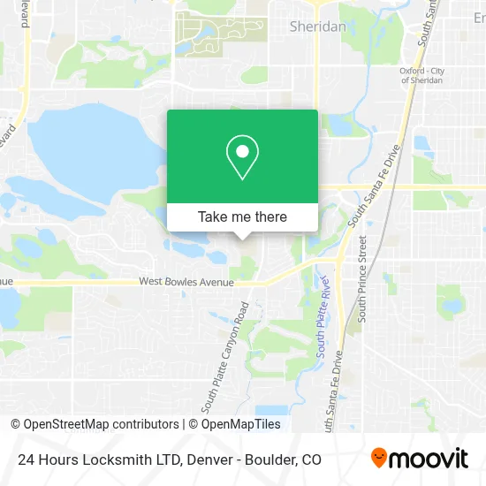 24 Hours Locksmith LTD map