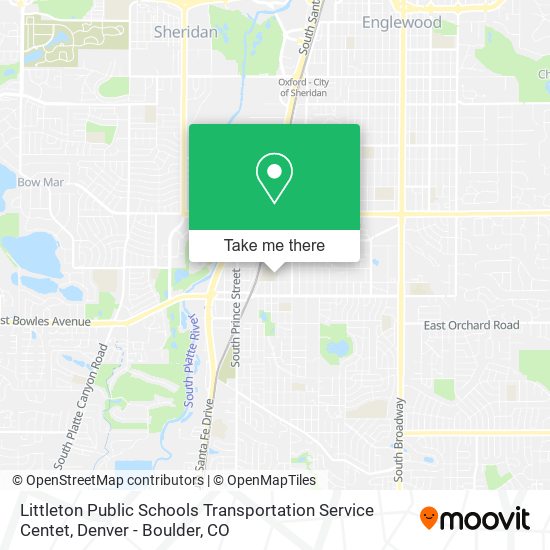 Littleton Public Schools Transportation Service Centet map